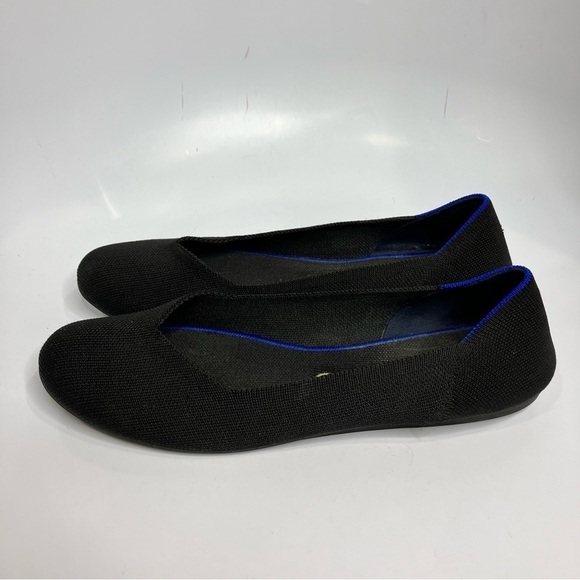Rothy’s black round toe flats ballet flats size 11.5 - Picture 4 of 12